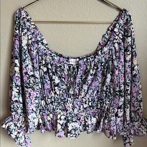 Madewell Multicolor Floral Blouse